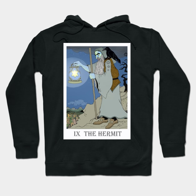 Tarot The Hermit Hoodie by christoph